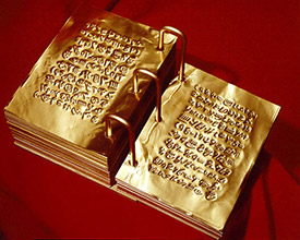 Il libro d'oro dei Mormoni. The Golden Book of Mormons.